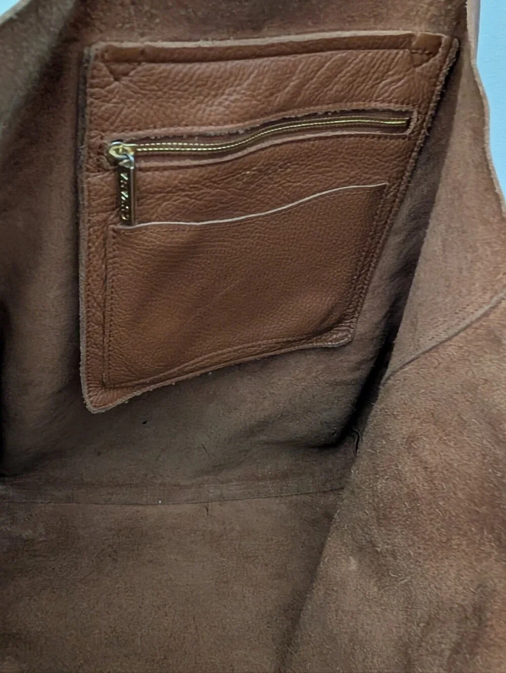 Cuyana Classic Brown Leather Tote Bag